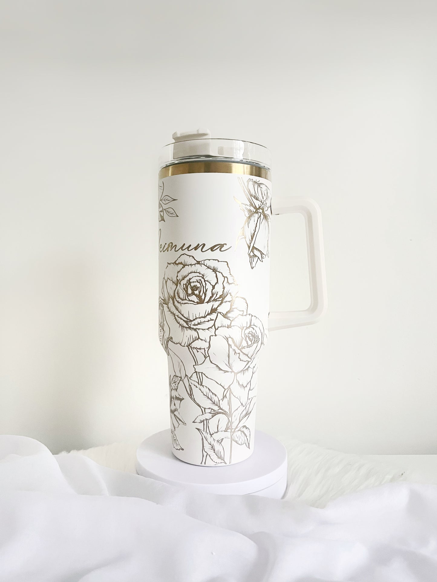 Dainty Florals 40oz Tumbler