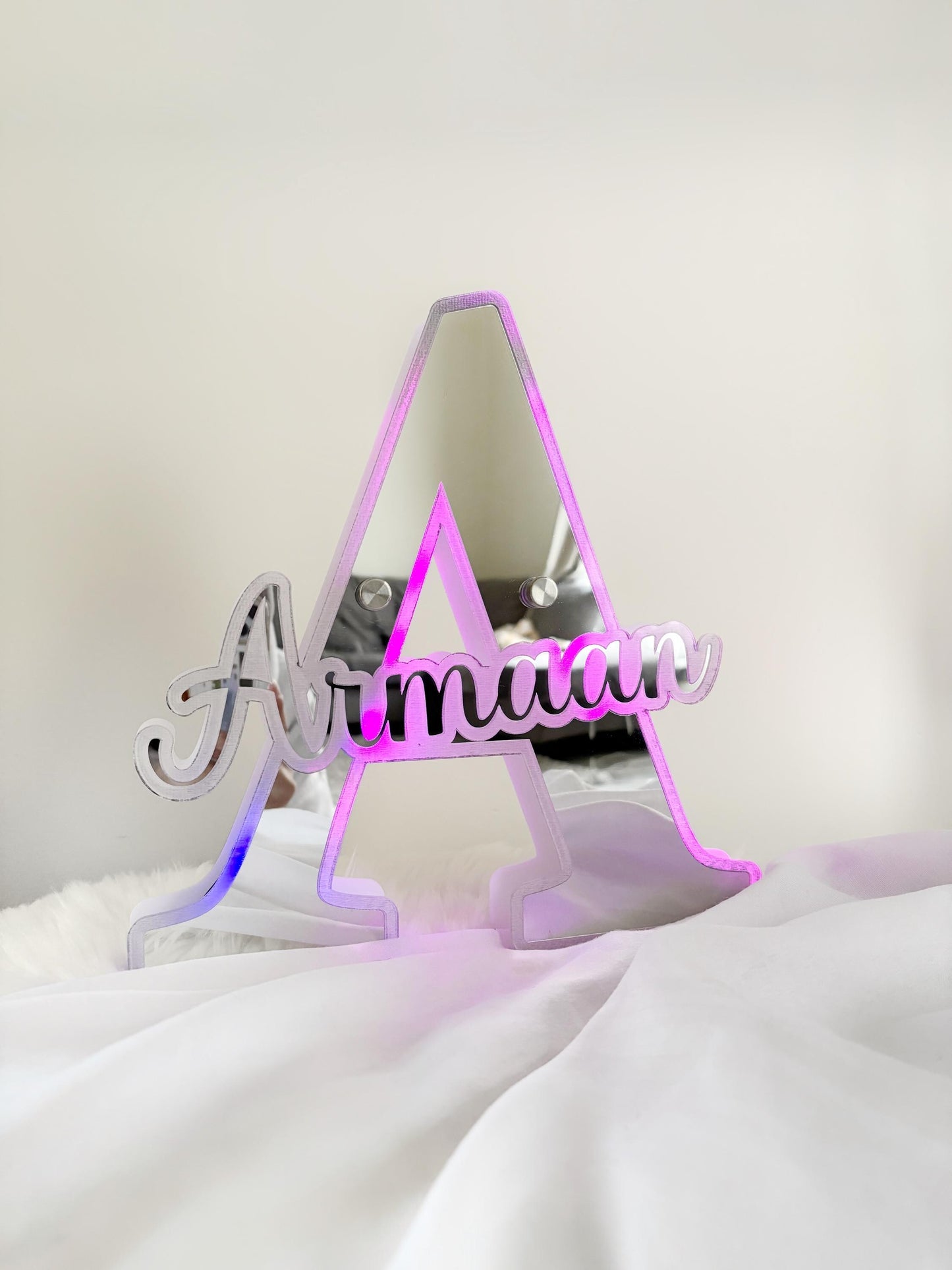 Custom Kids LED Name Light for Nursery or Christmas Gift