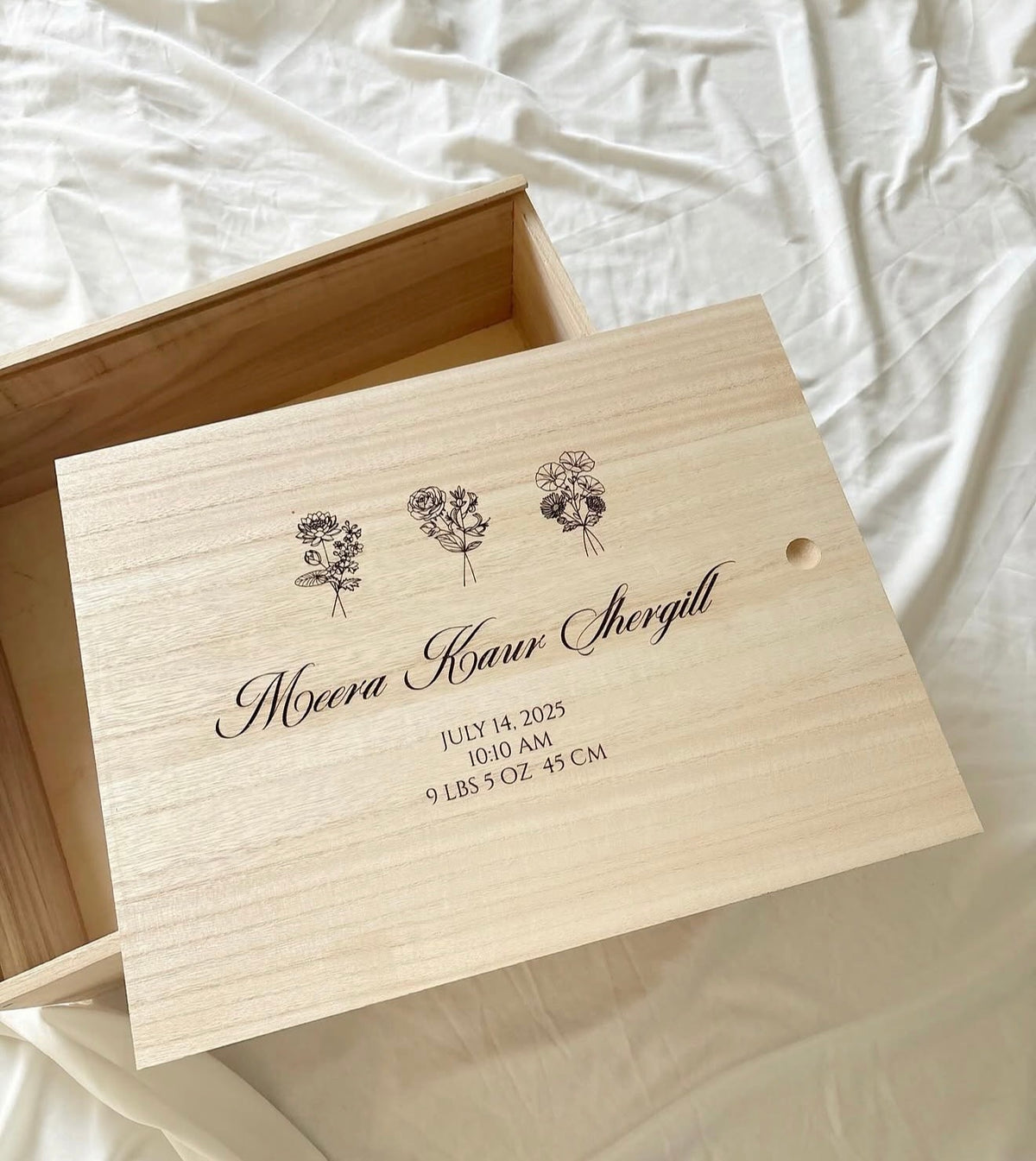 Baby Keepsake Box - Perfect Personalized Gift for Memories
