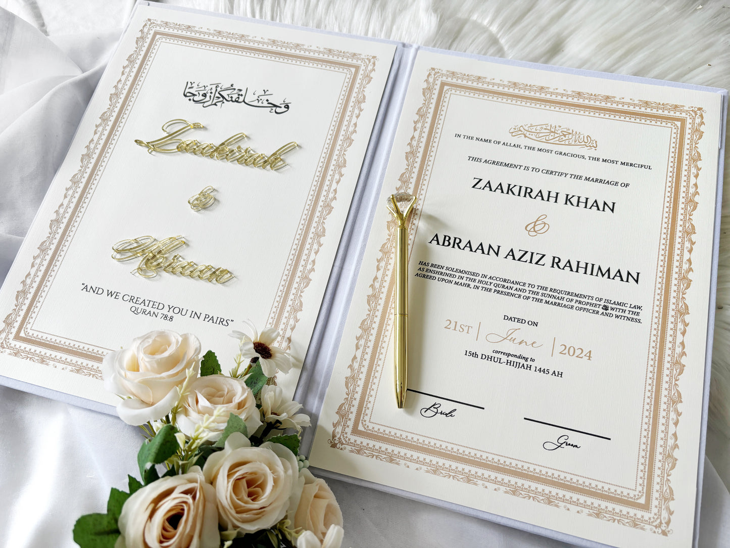 Islamic Marriage Contract