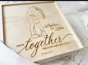 Personalized Wooden Keepsake Box – Large Custom Engraved Memory Box