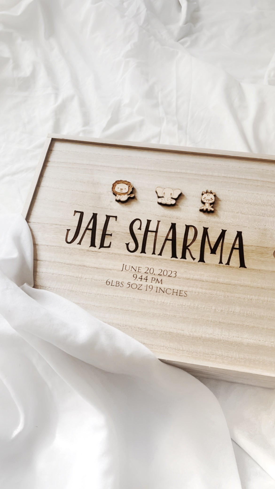 Baby Keepsake Box - Perfect Personalized Gift for Memories