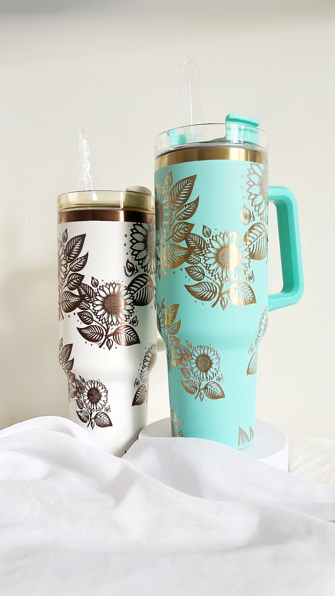 Intricate Florals 40oz Tumbler