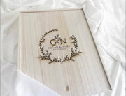Personalized Wooden Keepsake Box – Large Custom Engraved Memory Box