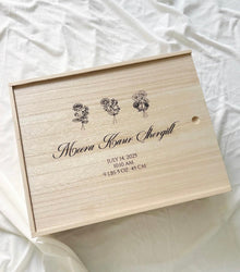 Baby Keepsake Box - Perfect Personalized Gift for Memories