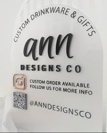 QR Code Business Social Media Sign, QR Social Media Sign, Acrylic Business Social Media Sign, Scan to Find Us, Scan to Pay Sign, QR Code