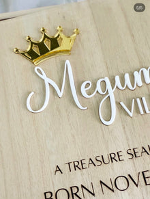 Customized Wood Keepsake Box for Baby Gifts and Memories