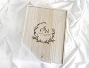 Personalized Wooden Keepsake Box – Large Custom Engraved Memory Box