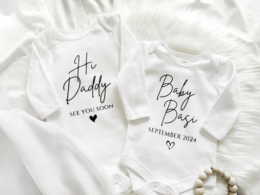 Personalized Pregnancy Announcement Onesie