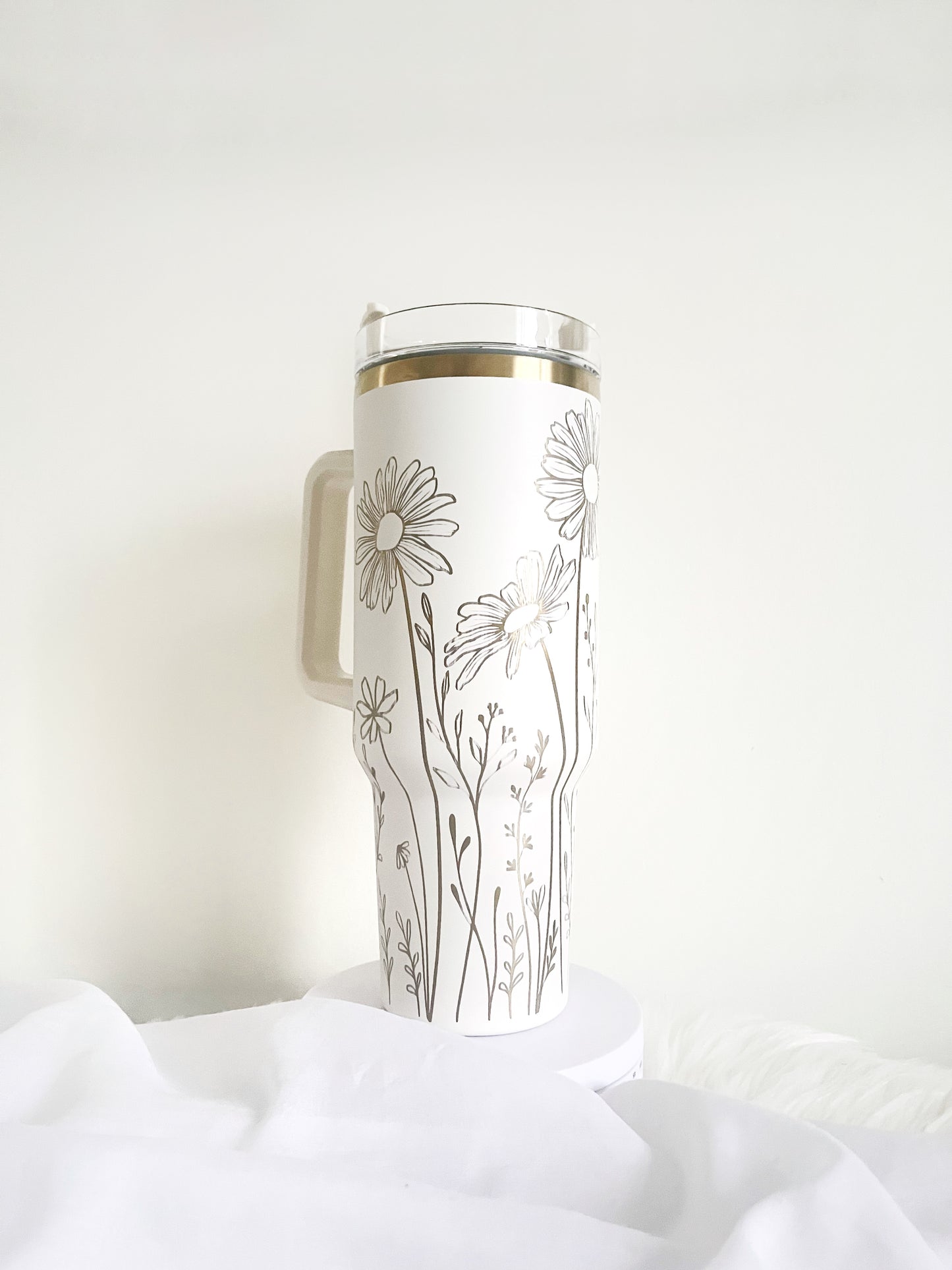 Dainty Florals 40oz Tumbler