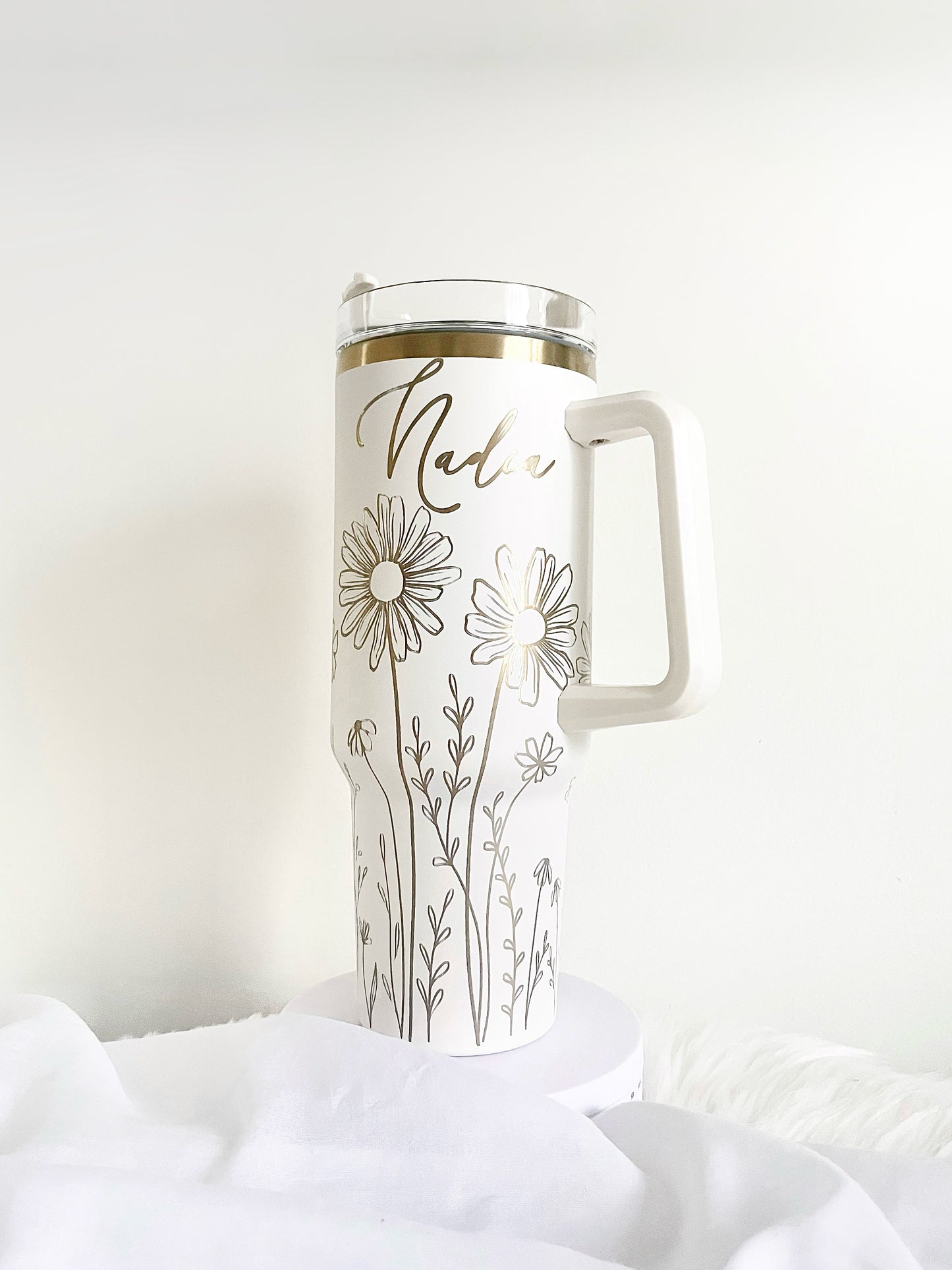 Dainty Florals 40oz Tumbler