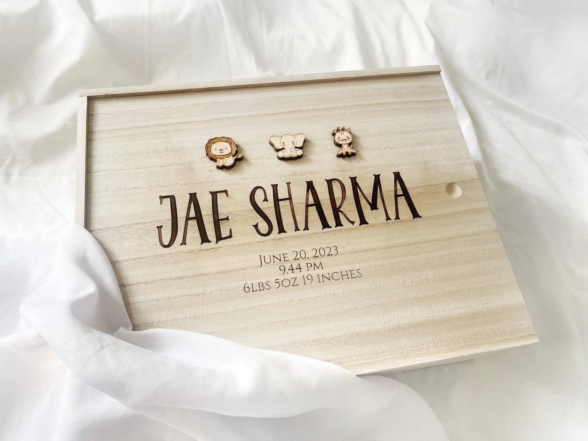 Baby Keepsake Box - Perfect Personalized Gift for Memories