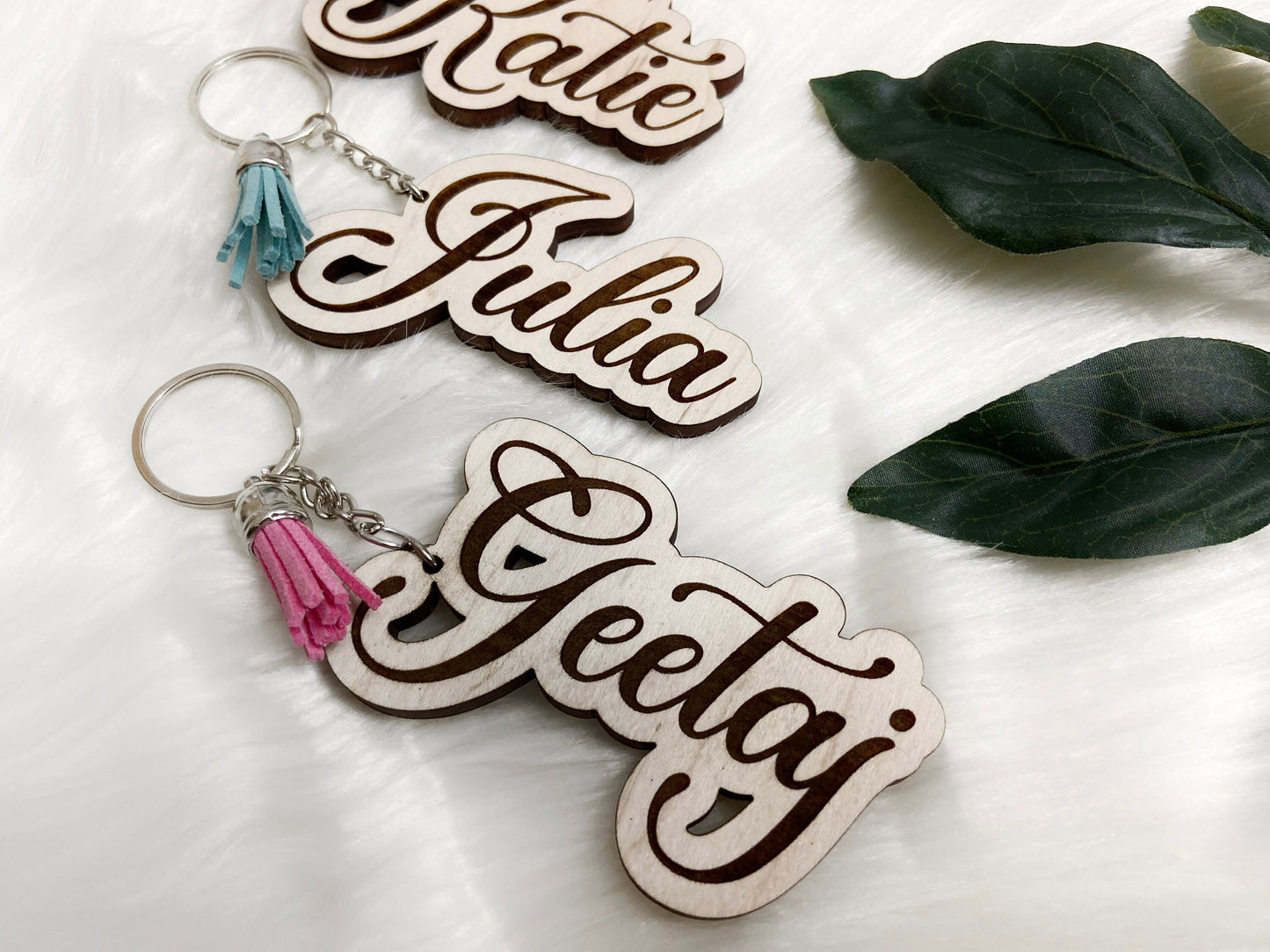 Custom Wooden Keychain, Personalized Wooden Name Keychain, Keyring, Wooden Keyring, Name Keychain, Gift for Loved One, Unique Gift Idea