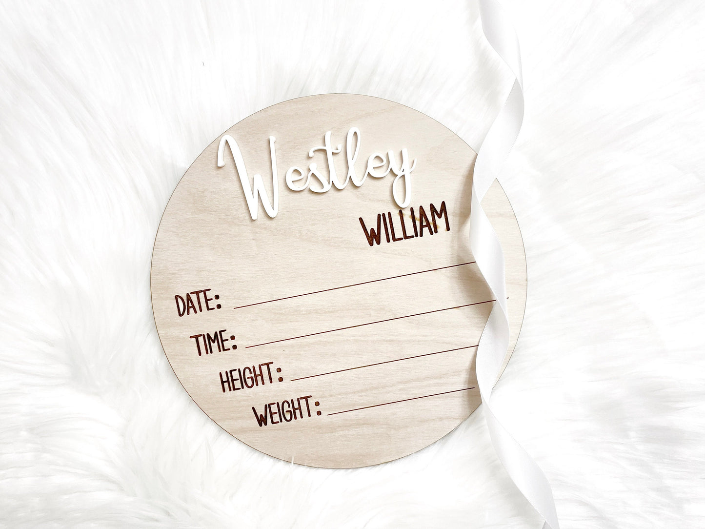 Wooden Birth Announcement Plaque, Birth Announcement Sign, Modern Birth Announcement, Newborn Name Sign, Newborn Baby Sign, Birth Stat Sign