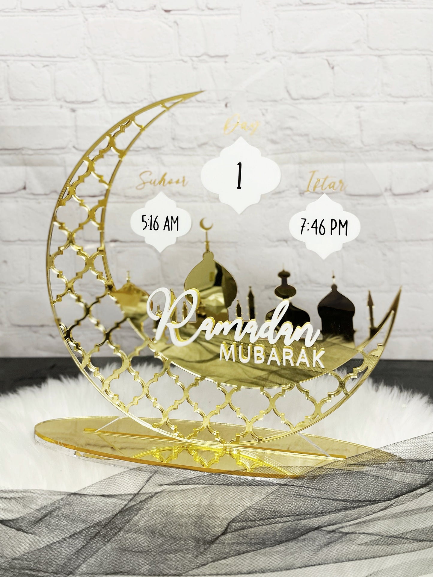 Ramadan Calendar, Days of Ramadan, Acrylic Ramadan Mubarak, Days Until Eid, Ramadan Gifts for Kids, Good Deeds Calendar, Ramadan & Eid Decor