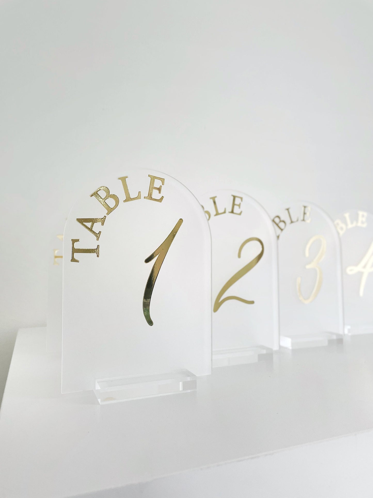 Table Numbers, Acrylic Table Number Sign, Table Number Display, Acrylic Table Numbers, Table Decor, Gold Table Numbers, Wedding Idea