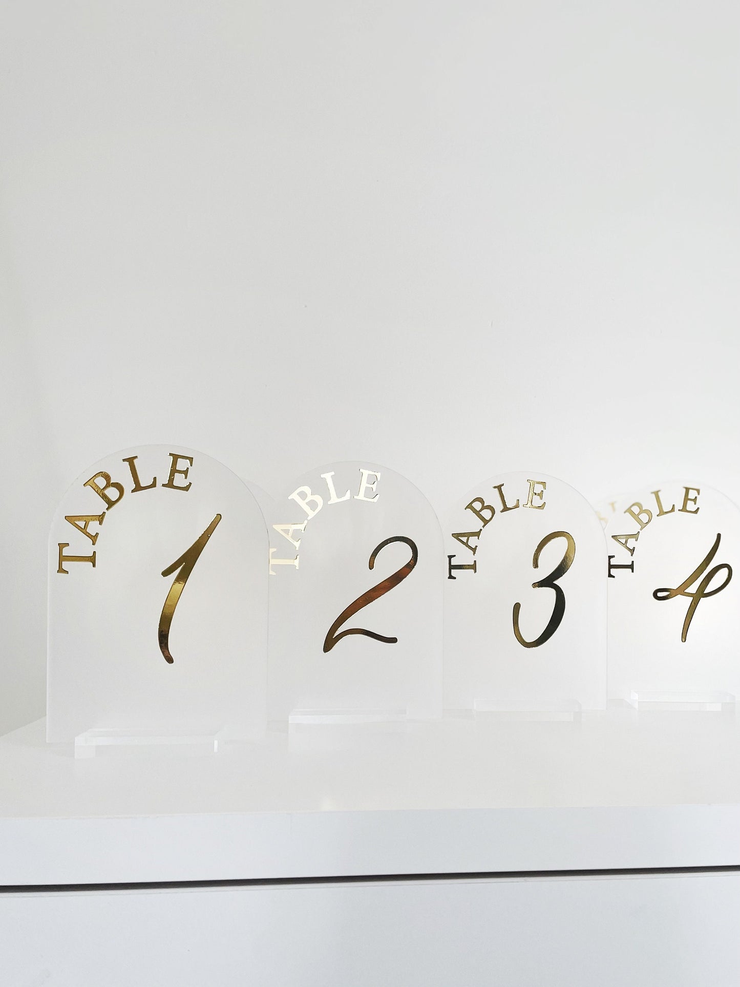 Table Numbers, Acrylic Table Number Sign, Table Number Display, Acrylic Table Numbers, Table Decor, Gold Table Numbers, Wedding Idea