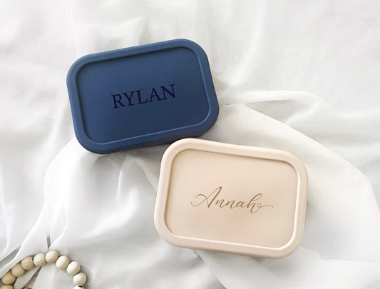 Personalized Lunch Box For Kids, Custom Silicone Lunch Box With Name, Custom Engraved, Custom Lunch Box, Back to School, School Snack Box