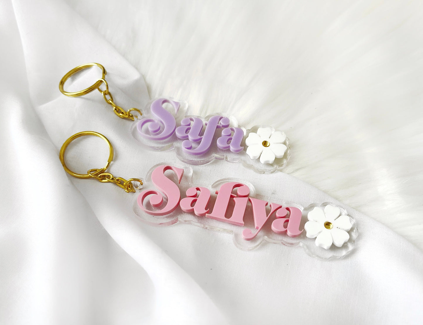 Custom Acrylic Name Keychain, Personalized Keychain, Keyring, Acrylic Keyring, Name Keychain, Gift for Loved One,  Gifts for Her