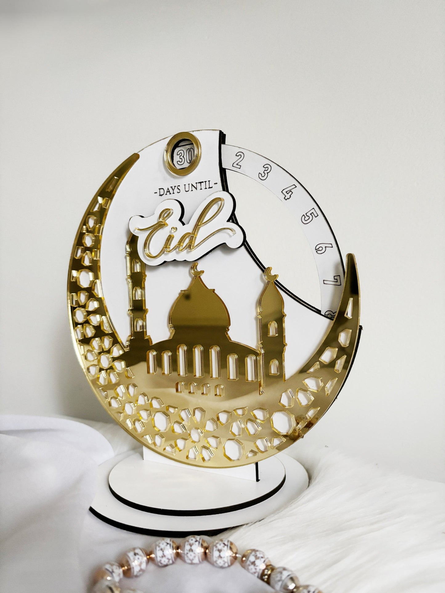 Acrylic Ramadan Calendar, Days of Ramadan Wheel, Countdown to Eid, Days Until Eid Calendar, Eid Countdown Wheel, Ramadan Idea, Ramadan Decor