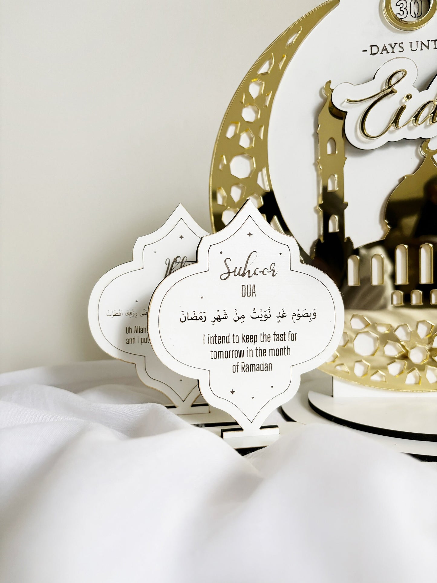 Acrylic Ramadan Calendar, Days of Ramadan Wheel, Countdown to Eid, Days Until Eid Calendar, Eid Countdown Wheel, Ramadan Idea, Ramadan Decor