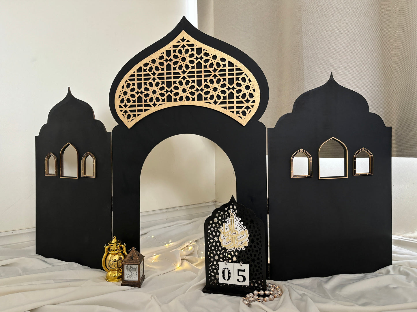 Wooden Masjid 3D Setup, Ramadan Setup, Wooden Masjid Playhouse for the Little Ones, Islamic Decor, Islamic Inspo