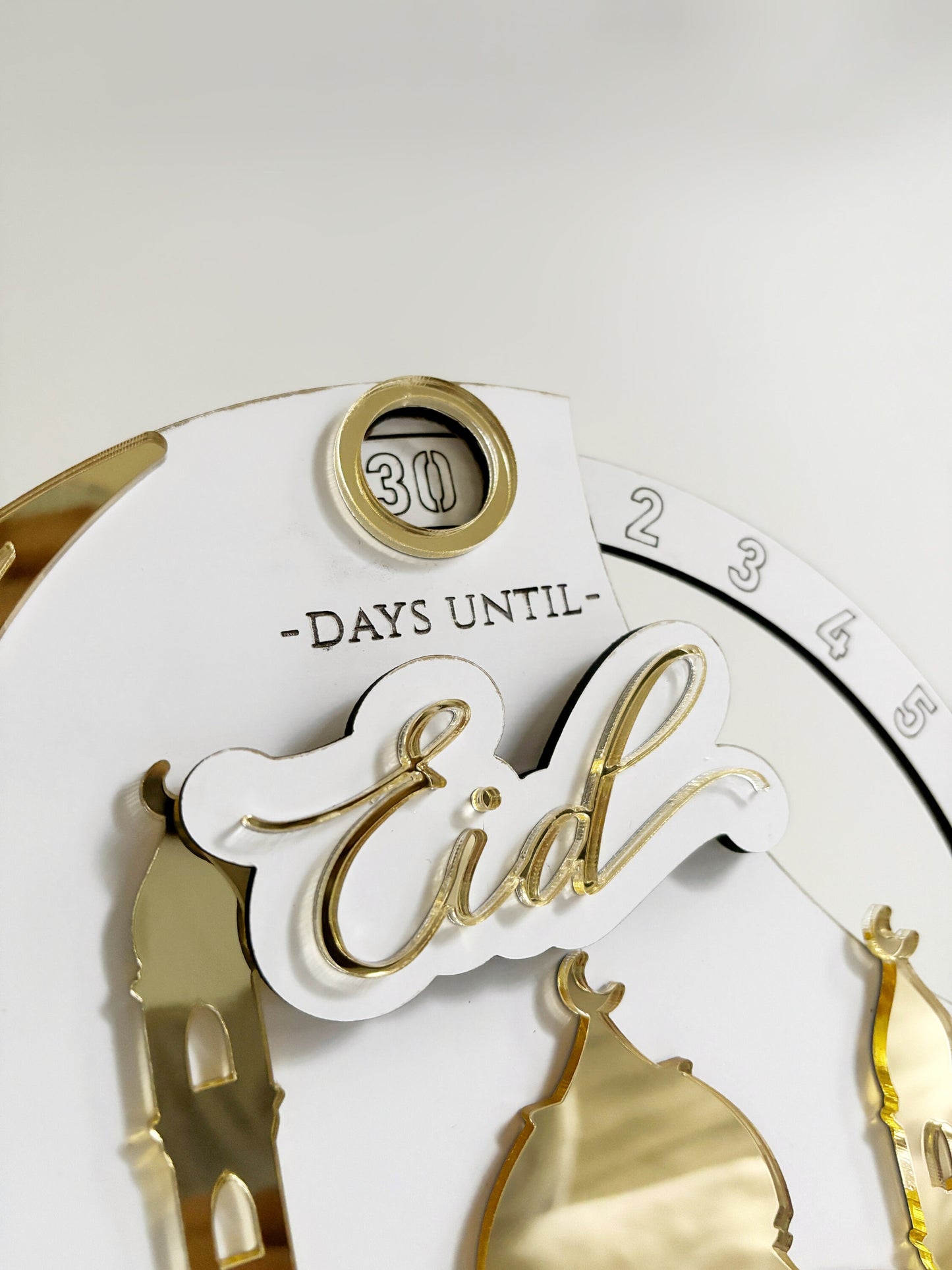 Acrylic Ramadan Calendar, Days of Ramadan Wheel, Countdown to Eid, Days Until Eid Calendar, Eid Countdown Wheel, Ramadan Idea, Ramadan Decor