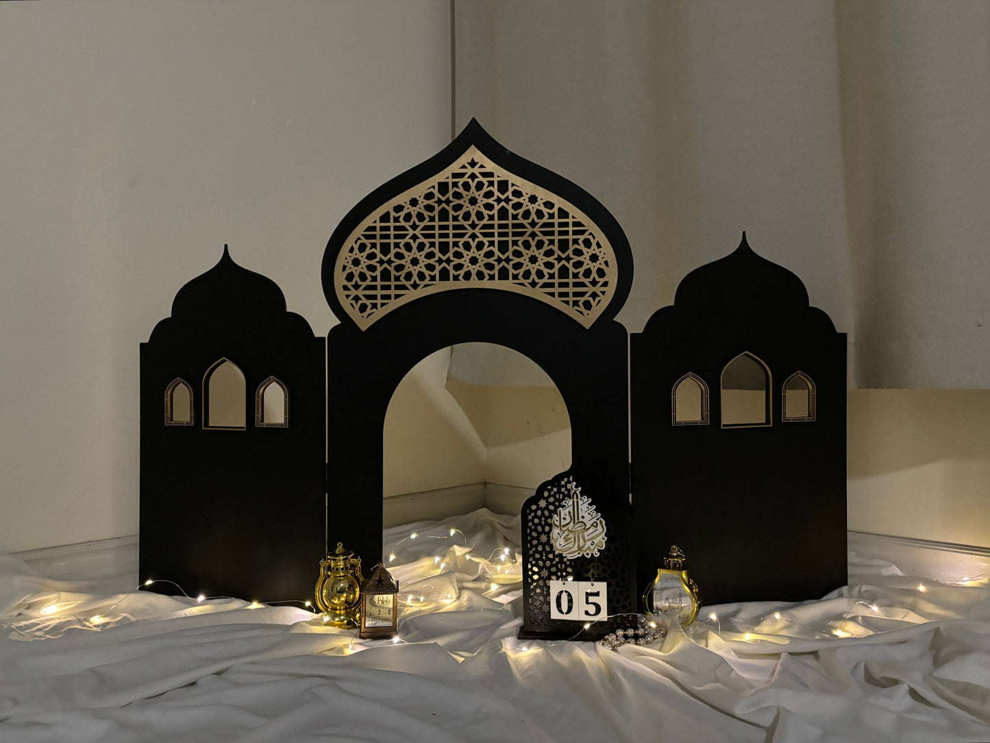 Wooden Masjid 3D Setup, Ramadan Setup, Wooden Masjid Playhouse for the Little Ones, Islamic Decor, Islamic Inspo