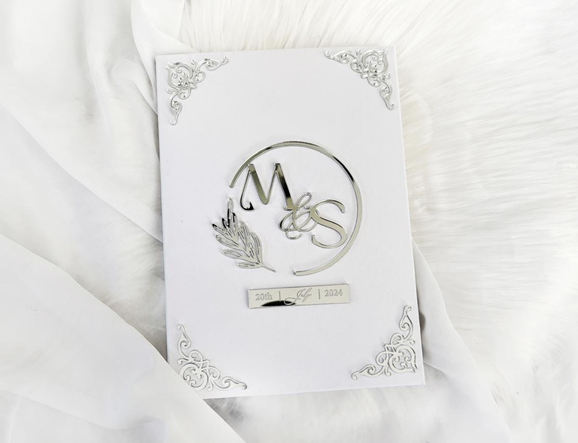 Personalized Nikkah Contract Holder with Unique Design