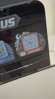 QR Code Business Social Media Sign, QR Social Media Sign, Acrylic Business Social Media Sign, Scan to Find Us, Scan to Pay Sign, QR Code