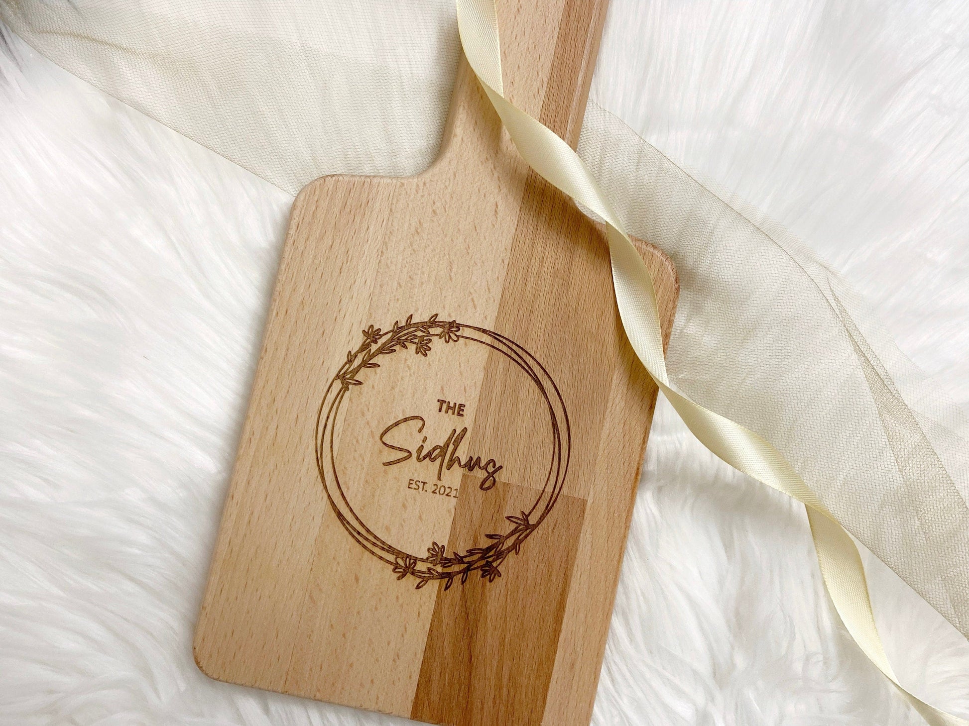 Custom Engraved Paddleboard - Perfect Gift & Kitchen Decor