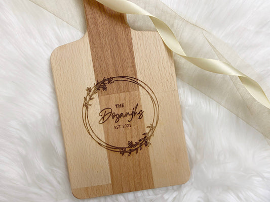 Custom Engraved Paddleboard - Perfect Gift & Kitchen Decor