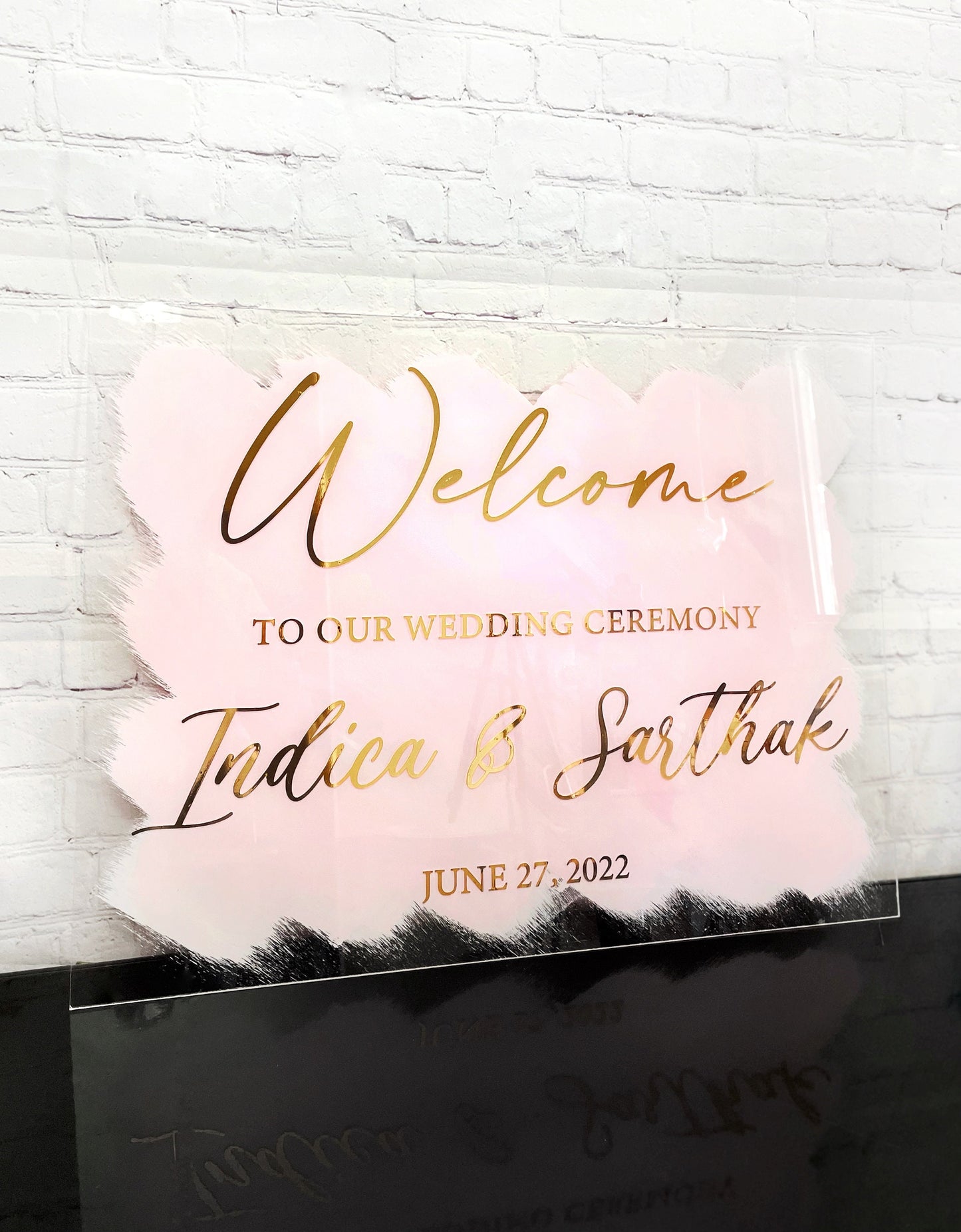 Wedding Entrance Welcome Sign