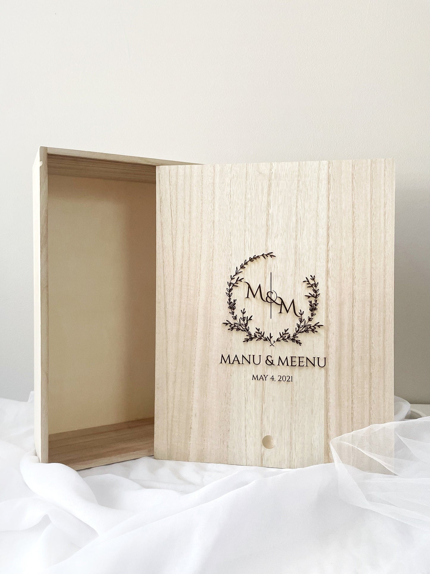 Wooden Keepsake Box for Personalized Gift Giving