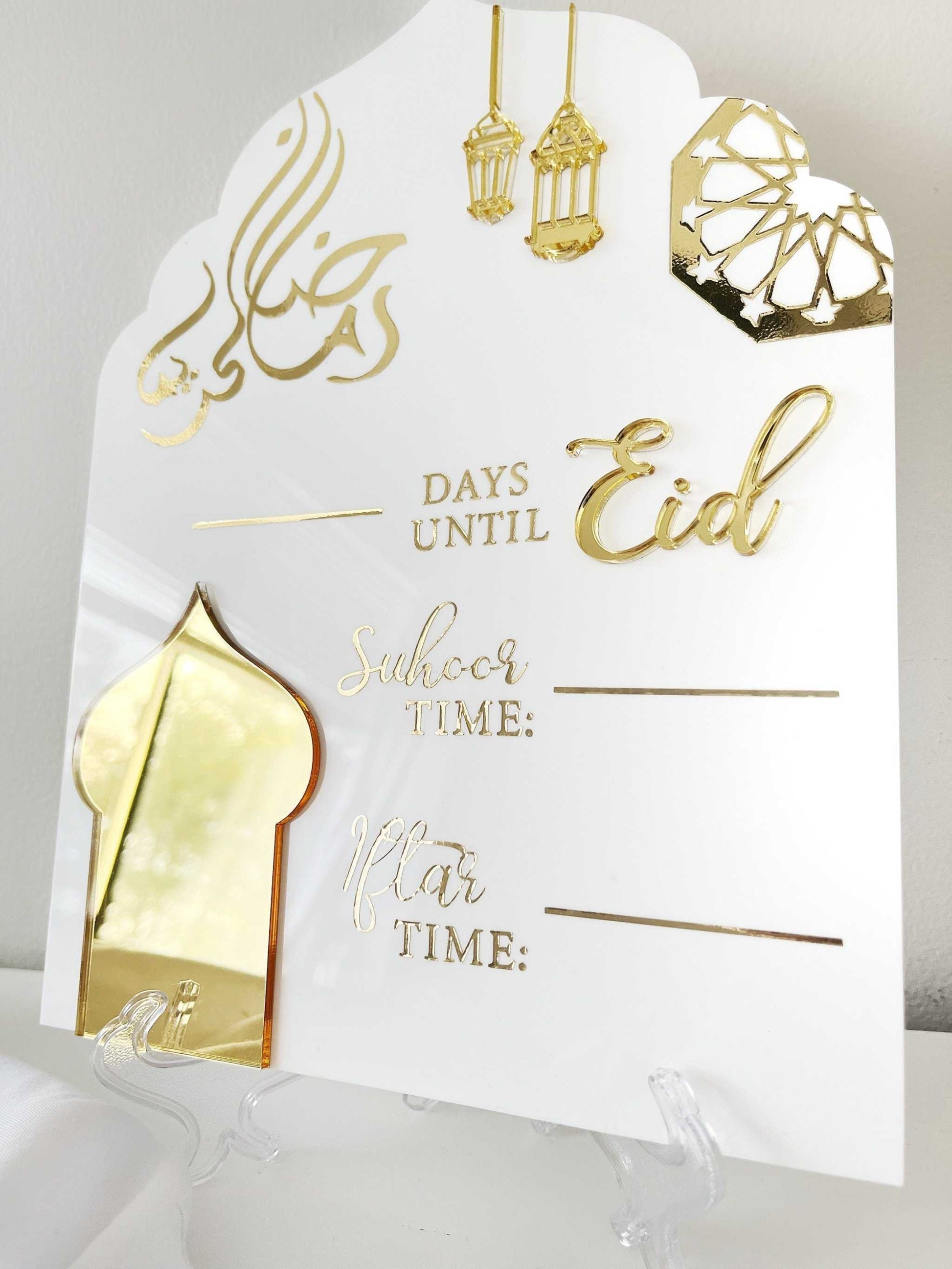 Ramadan Eid & Time Tracker - Modern Timepiece for Suhoor & Iftar 