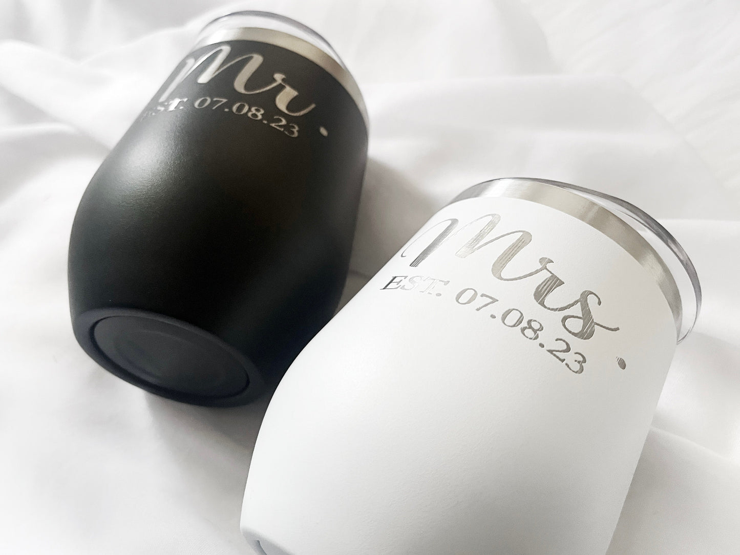 Mr & Mrs Wine Tumbler