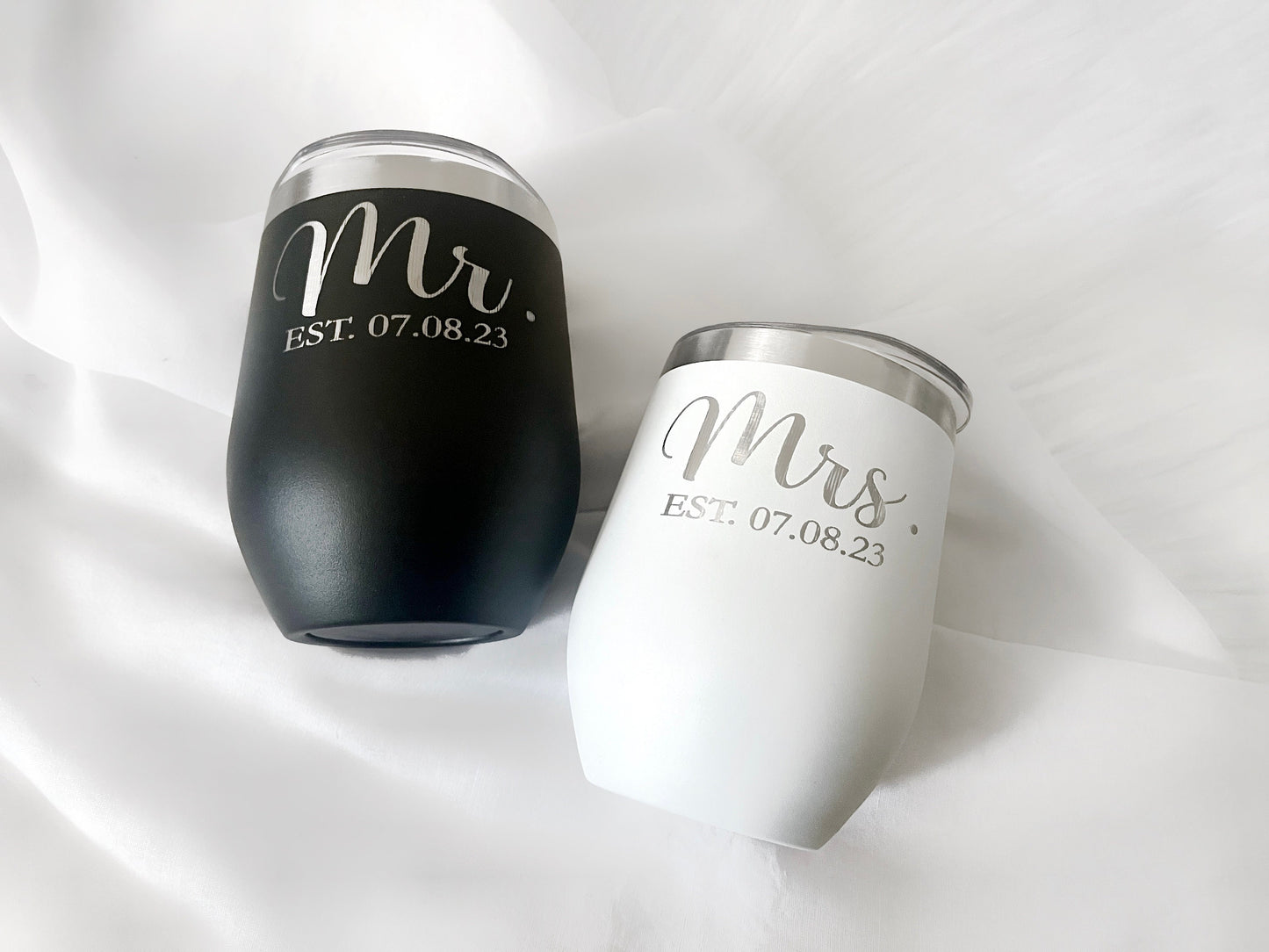 Mr & Mrs Wine Tumbler